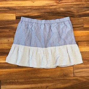 LOFT striped skirt